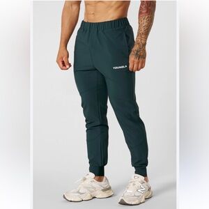 YoungLA Men's Dark Green Jogger Pants
